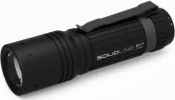 Elektrik dore Ledlenser Solidline ST7, fokus i rregullueshëm, me bateri AAA, e zezë