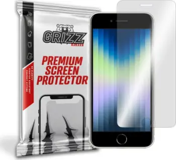 Mbrojtëse ekrani GrizzGlass Hydrogel Film për Apple iPhone SE 2022, transparencë e lartë, rezistente ndaj gërvishtjeve