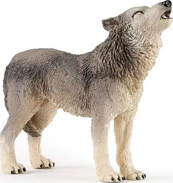 Poster murali “Howling Wolf”, format dekorativ, motiv ujku i egër gri, shumëngjyrësh