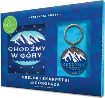Set aksesorësh dhuratë për alpinistë, varëse çelësash, çorape 41 46, shumëngjyrëshe