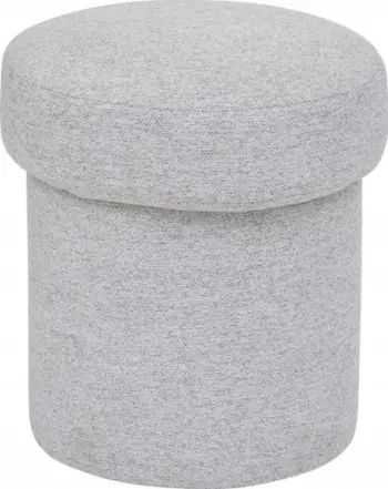 Pouf Atmosphera Kita, stof, gri
