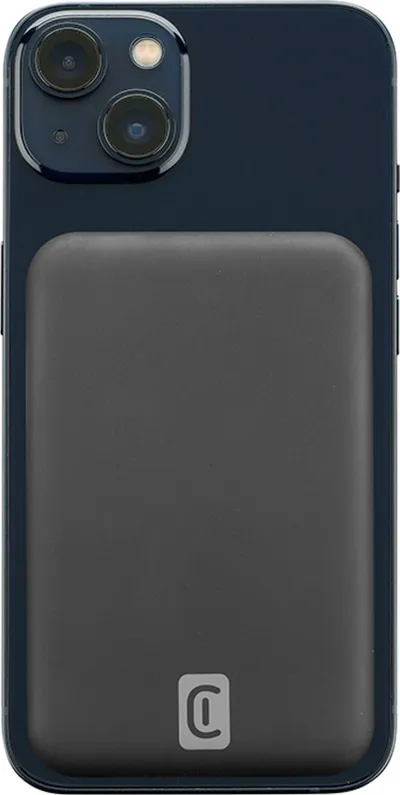Power bank Cellularline Mag 5000, 5000mAh, wireless magnetik, i zi - 1