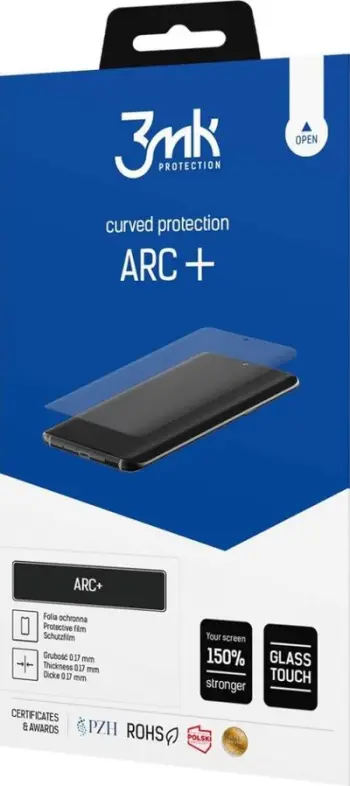 Folie mbrojtëse 3MK ARC+ FS për Motorola Moto G41, fullscreen, transparente