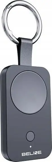 Power bank Beline për Galaxy Watch, 1000mAh, çelik inox, argjendtë