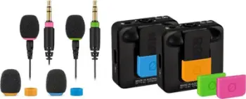 Set aksesorësh me ngjyra RØDE COLORS 2 Red, për Wireless GO dhe lavalier, i kuq