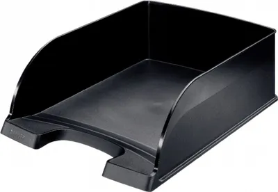 Tabakë dokumentesh Leitz Letter Tray Plus Jumbo, format A4, kapacitet i madh, e zezë - 1