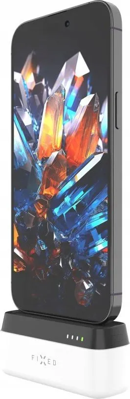 Power bank FIXED Zen 5 Plug-in, 5000 mAh, PD 20W, i bardhë - 1