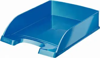 Tabakë dokumentesh Leitz WOW, format A4, plastike, e bardhë