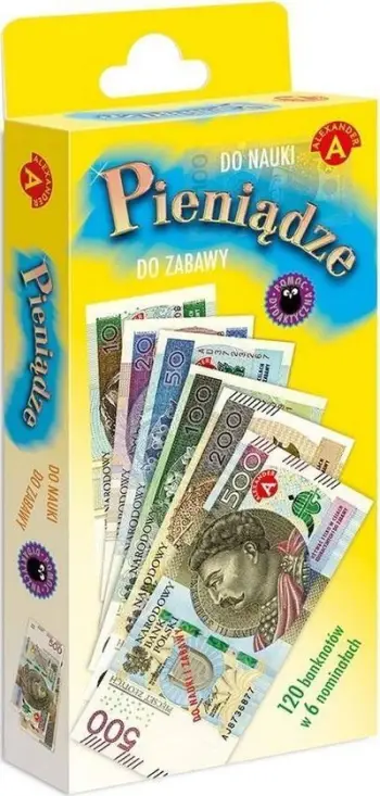 Lodër edukative ALEX Money Alexander, banknota letre, për mësimin e parave, shumëngjyrëshe
