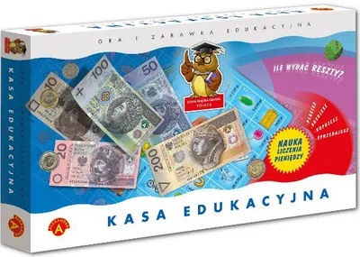 Lodër edukative Alexander Cash Register 0427, kasa me para, për fëmijë 7+ - 1