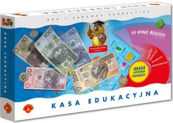 Lodër edukative Alexander Cash Register 0427, kasa me para, për fëmijë 7+