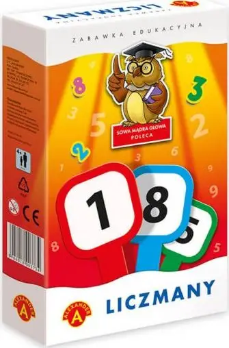 Lodër edukative Alexander Counting Chips Mini, set numërimi 1 20, shumëngjyrëshe