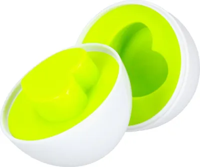 Lodër edukative BAM BAM Sorter Eggs 492750, 10 vezë, kuti e verdhë - 2