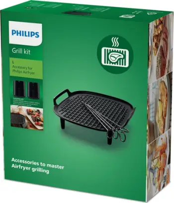 Set aksesorësh për fritezë ajri Philips HD9926-00, grill, 3.2L dhe 4.2L