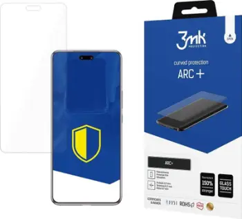 Folie mbrojtëse 3MK ARC+ për Huawei Nova 12 Pro 12, për ekran të lakuar, transparente