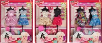Set aksesorësh për kukulla Mega Creative Nella, fustane dhe aksesore, për 3+ vjeç