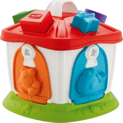 Lodër edukative Chicco Animal House 2 në 1, shumëngjyrëshe - 1