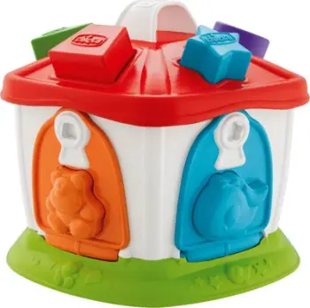 Lodër edukative Chicco Animal House 2 në 1, shumëngjyrëshe