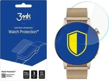 Folie mbrojtëse 3MK ARC për Huawei Watch GT 3 42mm, transparente