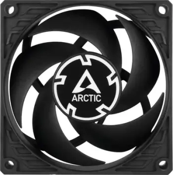 Ventilator PC ARCTIC P8 Slim PWM PST, 80 mm, profil i ulët, i zi