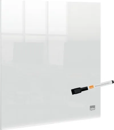 Tabelë akrilike transparente Nobo Mini, montim në mur ose tavolinë, e tejdukshme - 1