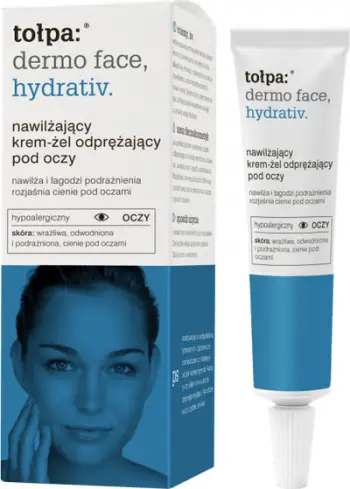 Krem xhel për sy Tołpa Dermo Hydrativ, kundër rrathëve të zinj, 10 ml