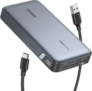 Power bank Ugreen 90597A, 25000 mAh, PD 3.1 QC 3.0, gri