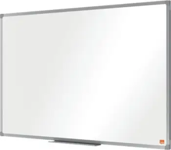 Tabelë e bardhë Nobo Essence 1915270, 90x60cm, melamine, me kornizë alumini