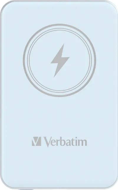 Power bank Verbatim Charge n Go, 5000mAh, karikim magnetik wireless, blu - 2
