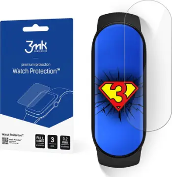 Folie mbrojtëse 3MK ARC për Xiaomi Mi Band 6, 3 copë, transparente