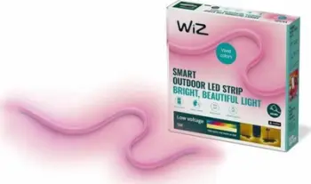 Shirit LED i jashtëm WiZ Outdoor RGBW, 5m, IP65, i bardhë