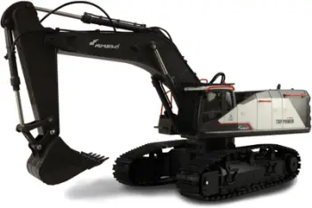 Lodër ekskavator me zinxhir ACV730, RC 1:14, 2.4GHz RTR, i bardhë