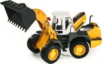 Lodër ekskavator me rrota Bruder Liebherr L574, plastikë, verdhë