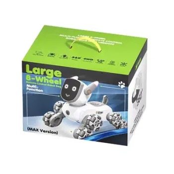 Lodër elektronike qen robot për fëmijë. UNIMIKS