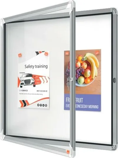 Kasetë njoftimi Nobo Premium Plus 1902578, magnetike, 6 x A4, për jashtë - 1