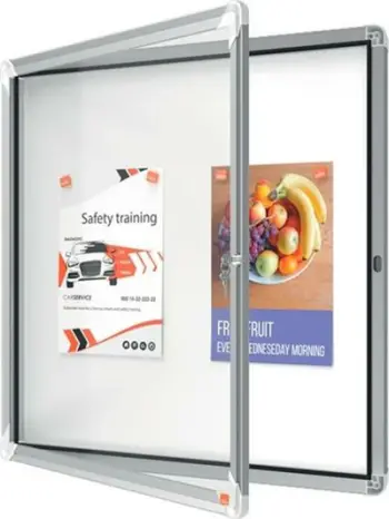 Kasetë njoftimi Nobo Premium Plus 1902578, magnetike, 6 x A4, për jashtë