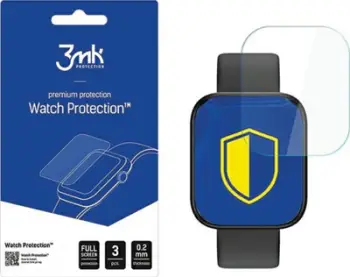 Folie mbrojtëse 3MK ARC Watch për Media Tech Activeband Progress MT868, 3 copë, transparente