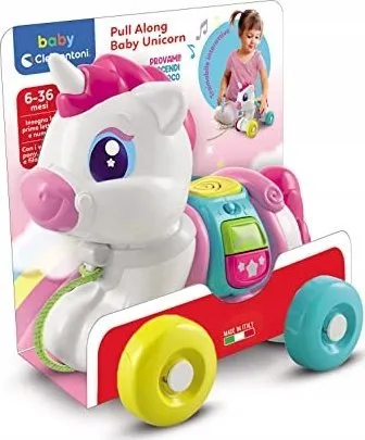 Lodër interaktive Baby Clementoni Kali me rrota, me tinguj, multicolor - 1
