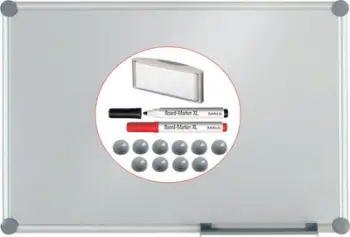 Tabelë magnetike Silver Board 2000, 600 x 900 mm, e bardhë