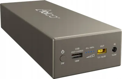 Powerbank i jashtëm Yolco CSX5, 13000mAh, 120W, i zi - 5