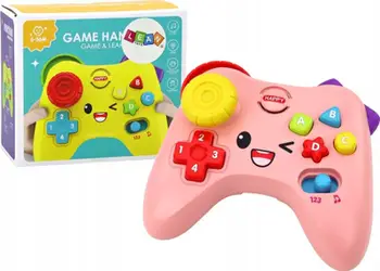 Lodër interaktive Leantoys Interactive Pad, edukative, për fëmijë, rozë