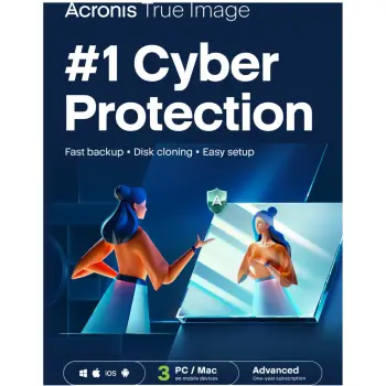ESD Software Acronis True Image Advanced – 3 Computers + 500 GB Acronis Cloud Storage – 1 year Subscription – ESD-DownloadESD