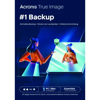 ESD Software Acronis True Image Essentials – 1 Computer – 1 year subscription – ESD-DownloadESD