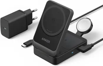 Adapter ANKER / MagGo / 3-in-1 Wireless Charging Station / Qi2 15W / Certified Module – Zezë