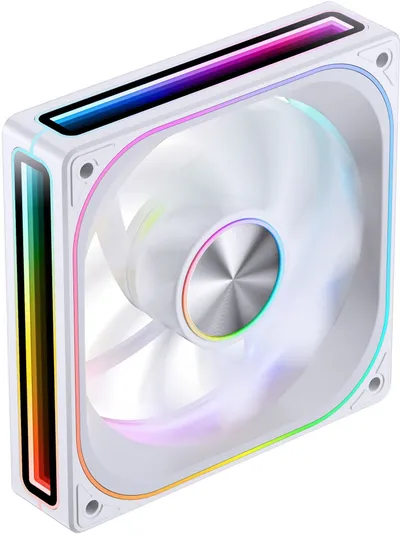 Ventilator PC Jonsbo ZA-120, 120mm, PWM ARGB, i bardhë - 1
