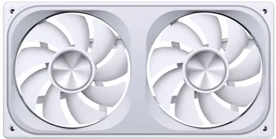Ventilator PC Jonsbo ZA-240, 240mm, PWM ARGB, i bardhë - 2