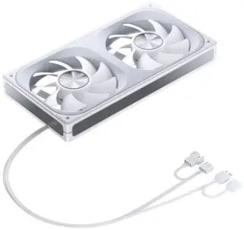 Ventilator PC Jonsbo ZA-240, 240mm, PWM ARGB, i bardhë