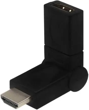 Adapter HDMI / Male to Female / 360 shkallë / I zi