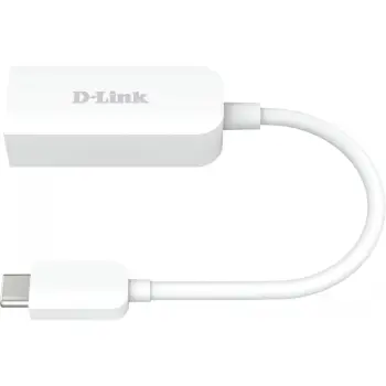 Adapter për Kartë Rrjeti D‑Link DUB‑E250 / USB‑C & Thunderbolt 3 / 2.5GBase‑T / 1× RJ45