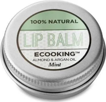 Balsam për buzë Ecooking Mint Lip Balm, hidratues, aromë mente - 1